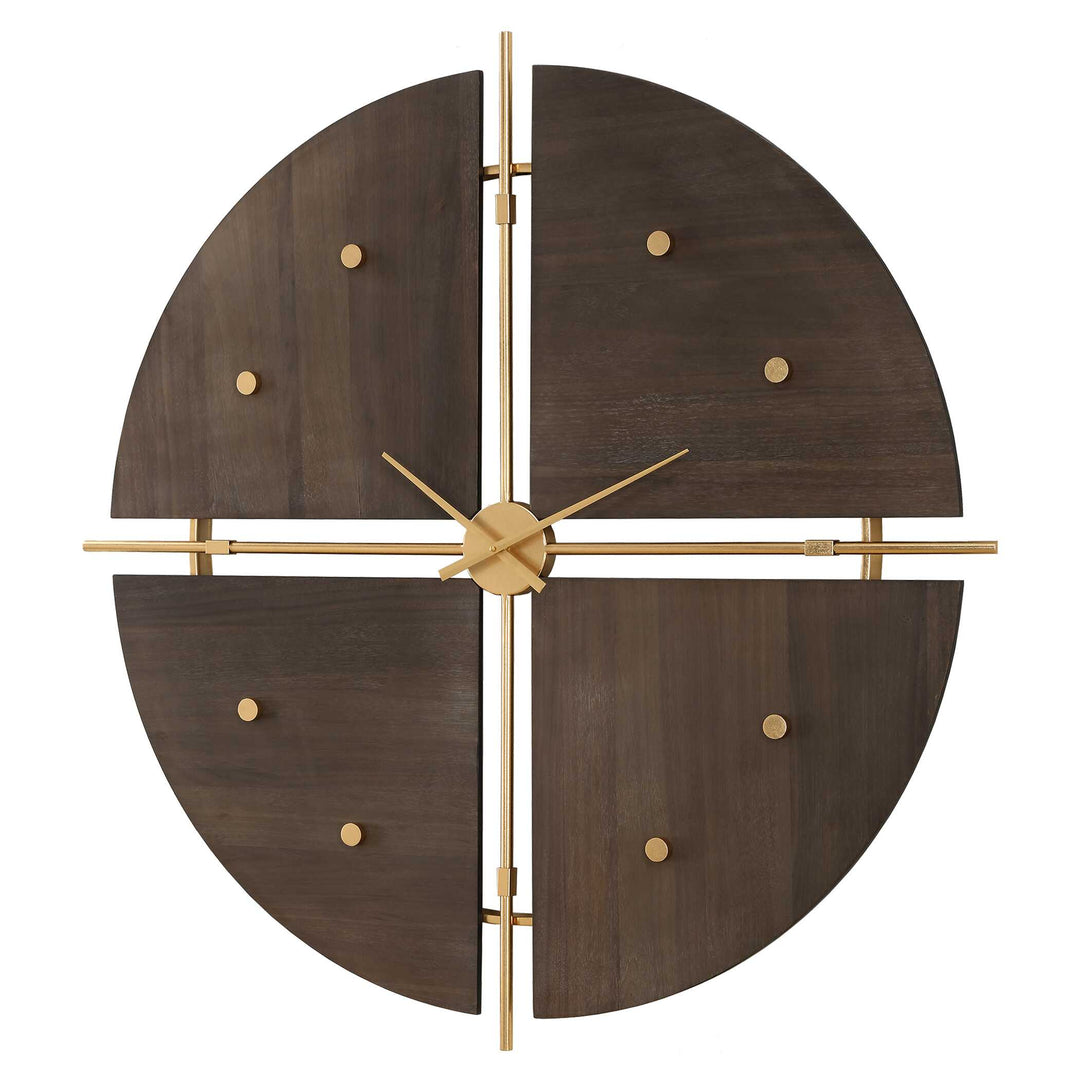 American Home Furniture Uttermost Walnut Elegance Wall Clock