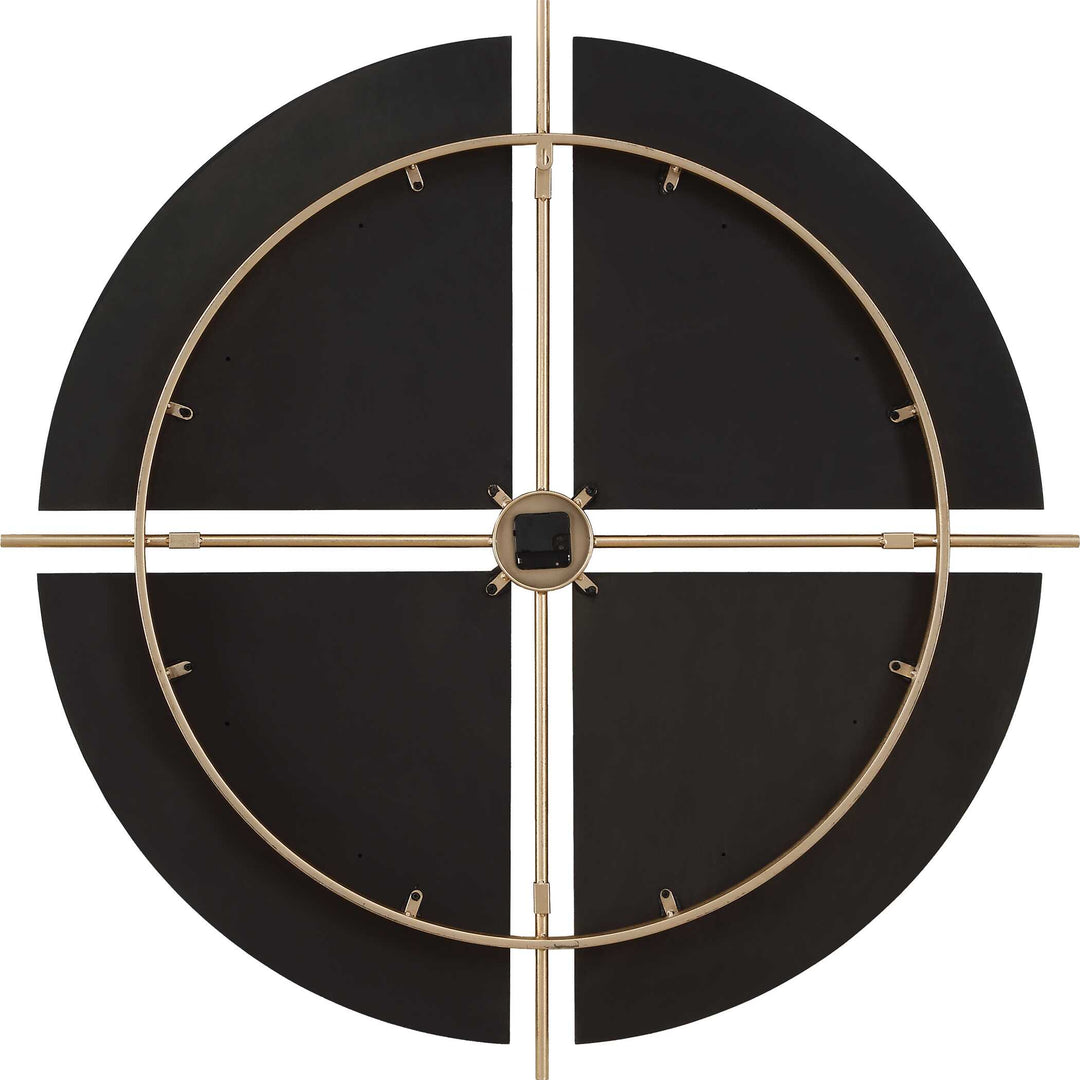 American Home Furniture Uttermost Walnut Elegance Wall Clock
