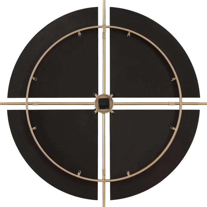 American Home Furniture | Uttermost - Walnut Elegance Wall Clock