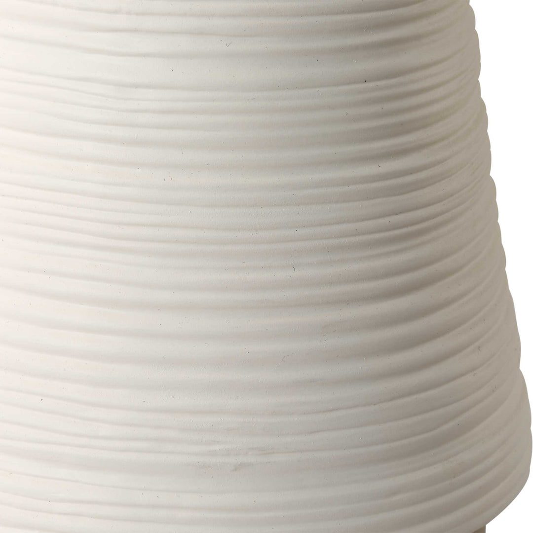 American Home Furniture Uttermost Ridgeline White Vases, S/2