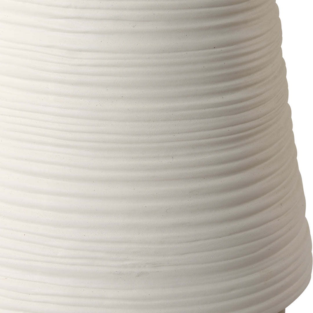 American Home Furniture | Uttermost - Ridgeline White Vases, S/2