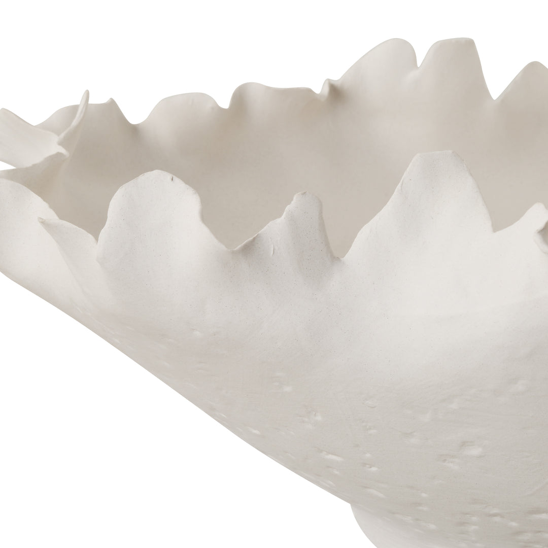 American Home Furniture | Uttermost - Blossom Short Off-white Bowl