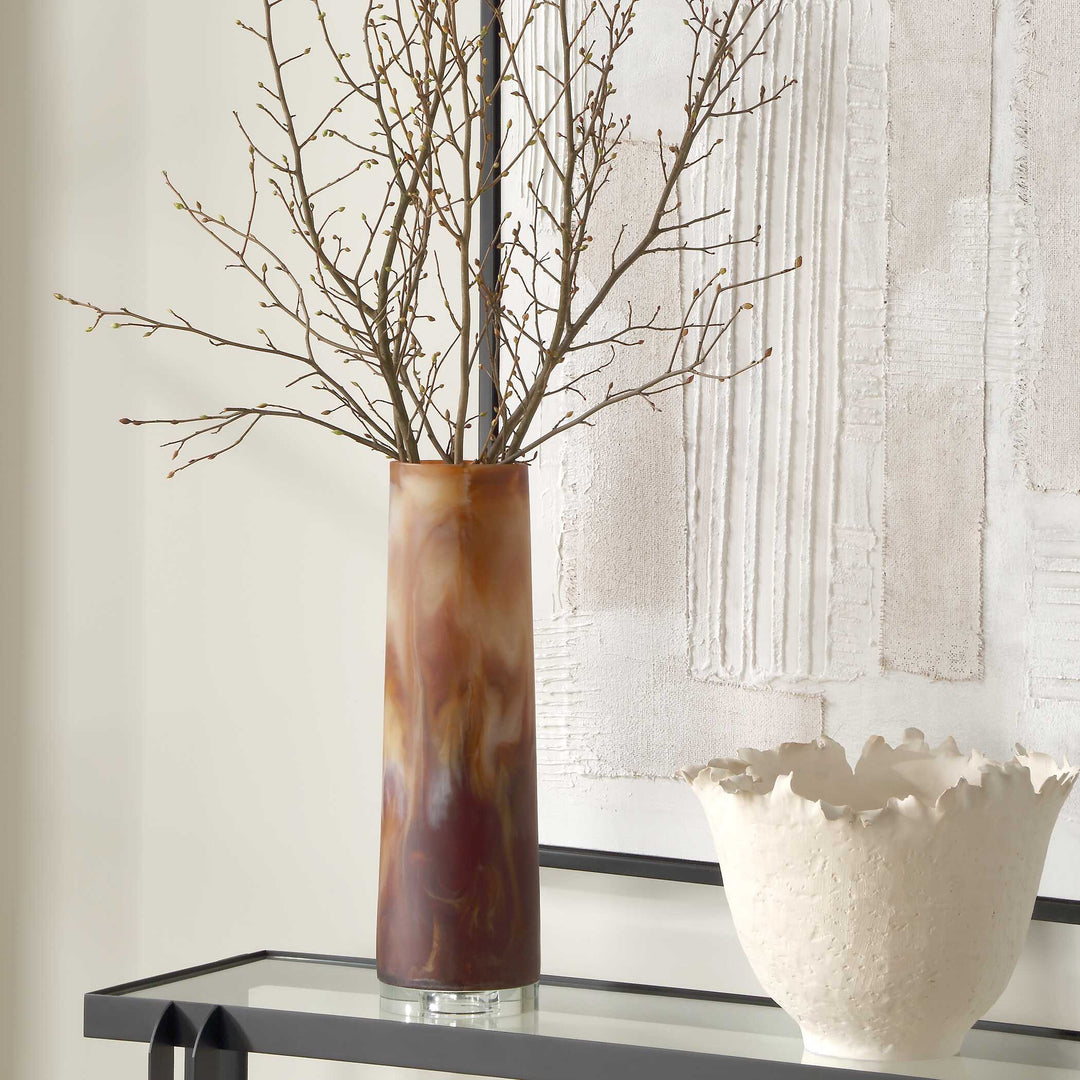 American Home Furniture Uttermost Iced Mocha, Vase