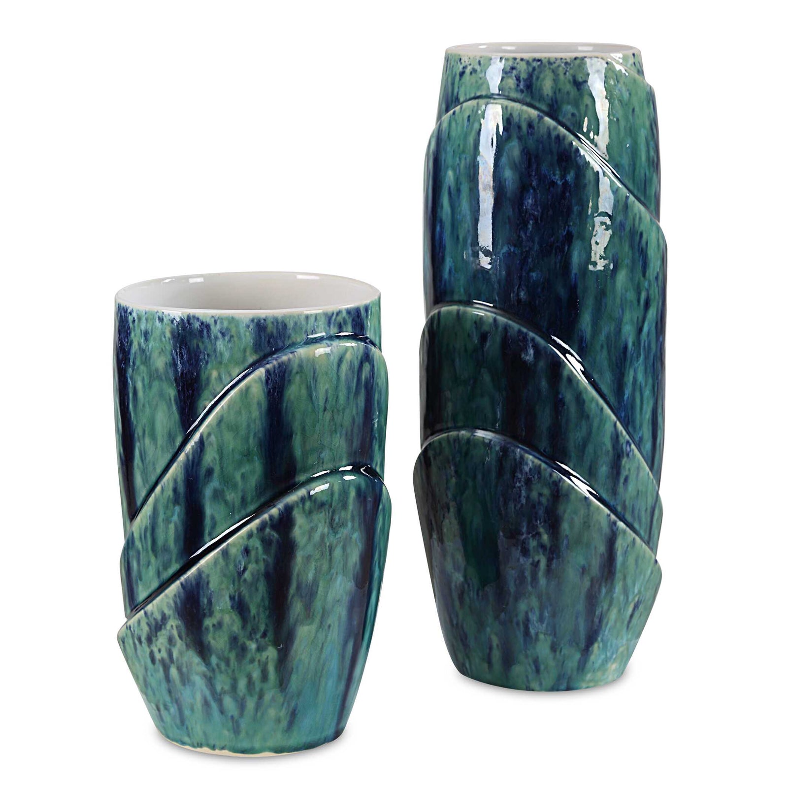 American Home Furniture Uttermost Tranquil Duo, Vases, S/2