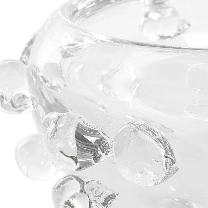 American Home Furniture Uttermost Aura Clear Glass Bowl