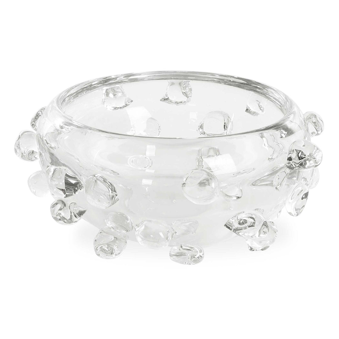 Aura Clear Glass Bowl - AmericanHomeFurniture