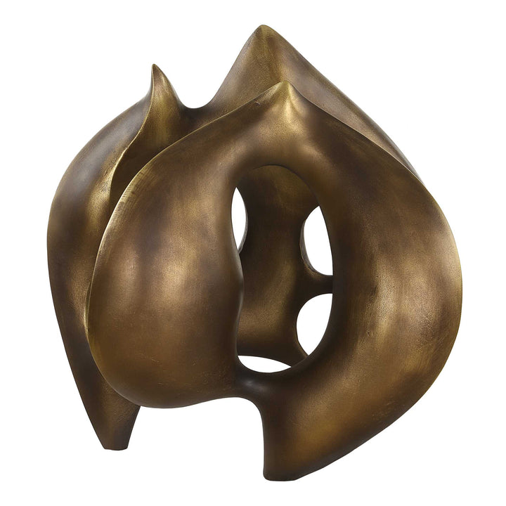 American Home Furniture Uttermost Celestial Flow Bronze Sculpture