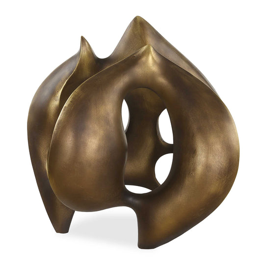 American Home Furniture Uttermost Celestial Flow Bronze Sculpture