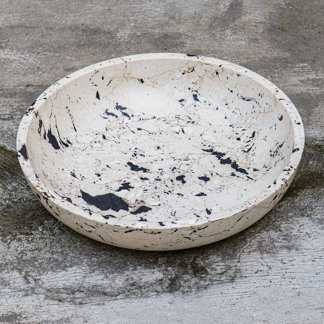 American Home Furniture Uttermost Nouveau Limestone Bowl