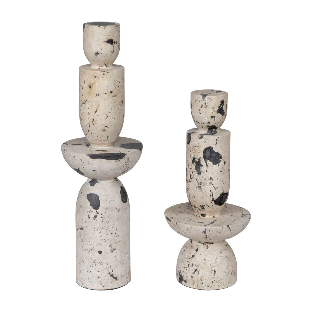 American Home Furniture Uttermost Nouveau Tower Sculptures Set of 2