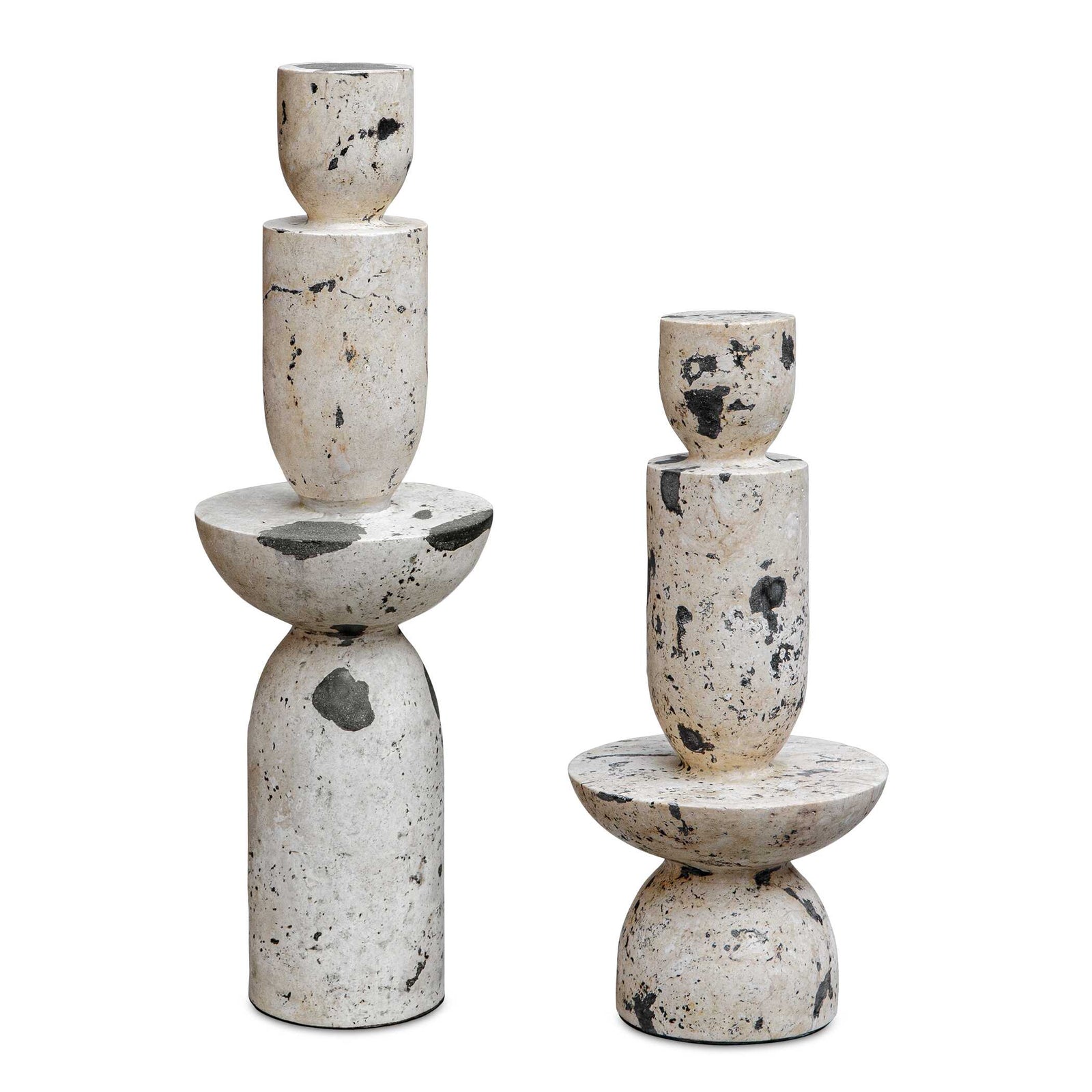 American Home Furniture Uttermost Nouveau Tower Sculptures Set of 2