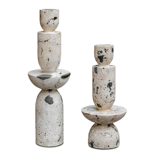 American Home Furniture Uttermost Nouveau Tower Sculptures Set of 2