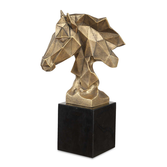 American Home Furniture Uttermost Chiseled Horse Bust Sculpture