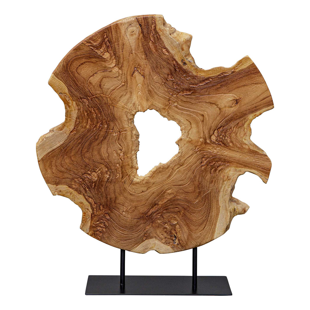 American Home Furniture Uttermost Bahati Wood Natural Sculpture