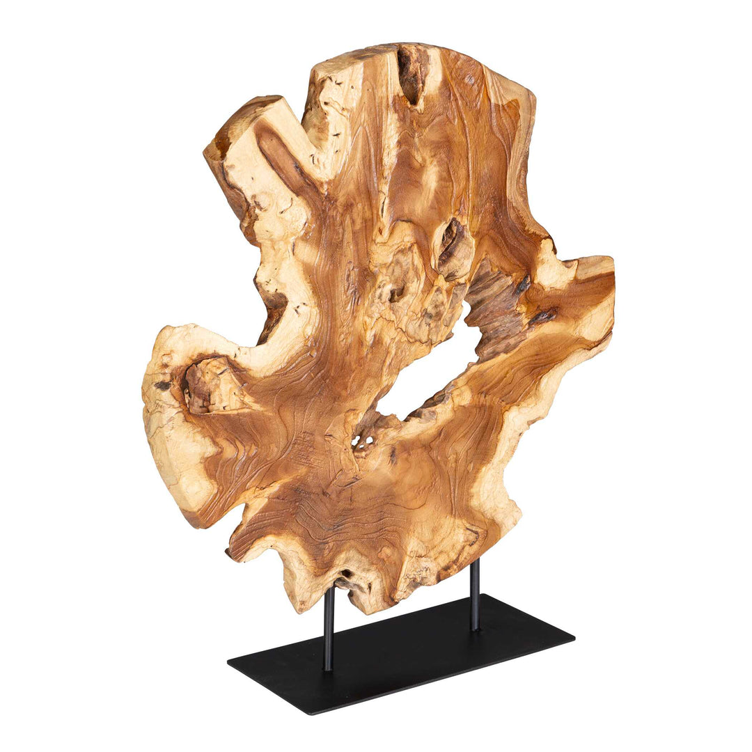American Home Furniture Uttermost Bahati Wood Natural Sculpture