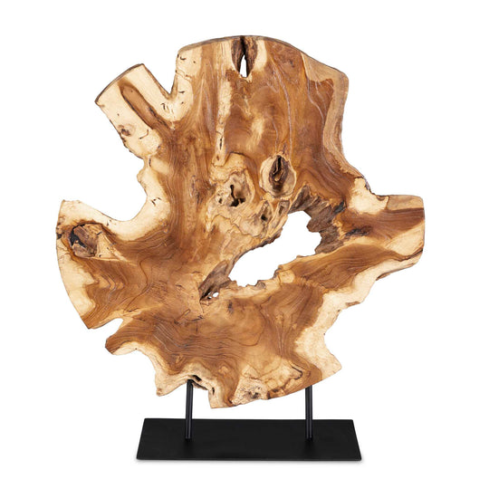 American Home Furniture Uttermost Bahati Wood Natural Sculpture