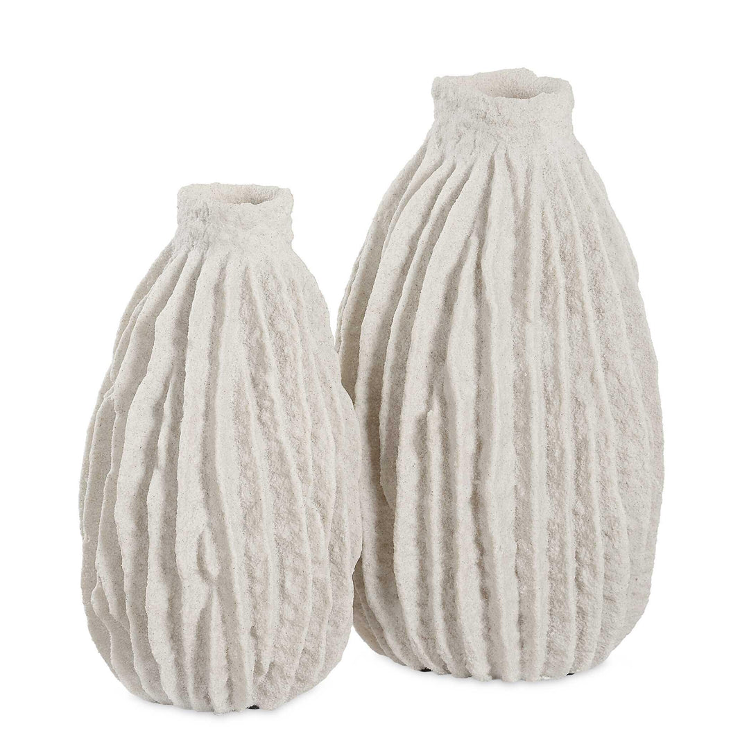 Ivory Ridge Vases - Set of 2 - AmericanHomeFurniture