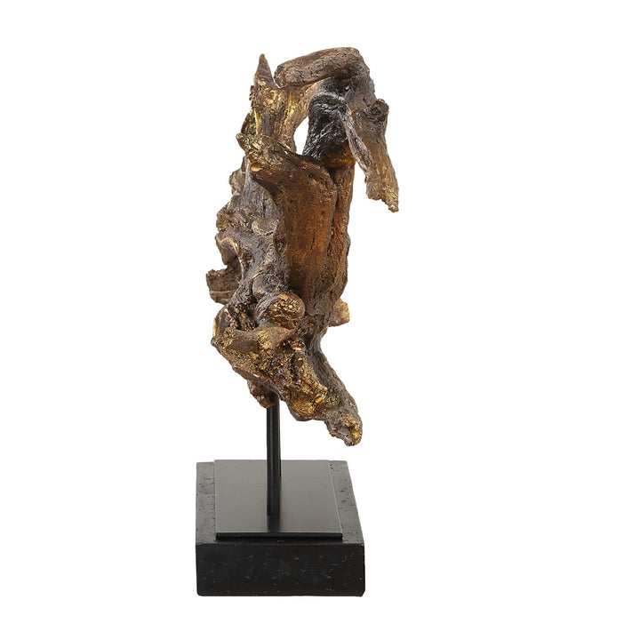 American Home Furniture Uttermost Gilded Sculpture Branch