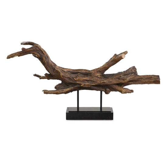 American Home Furniture Uttermost Gilded Sculpture Branch
