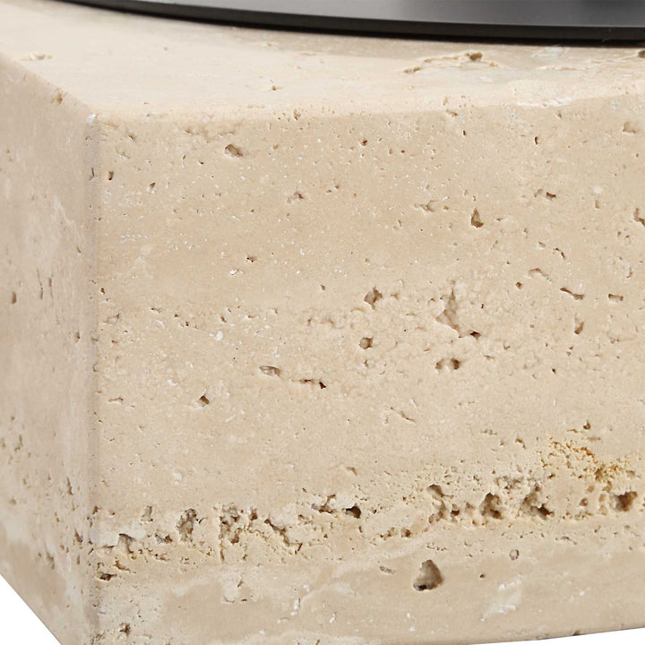 American Home Furniture Uttermost Natural Luxe Travertine Box