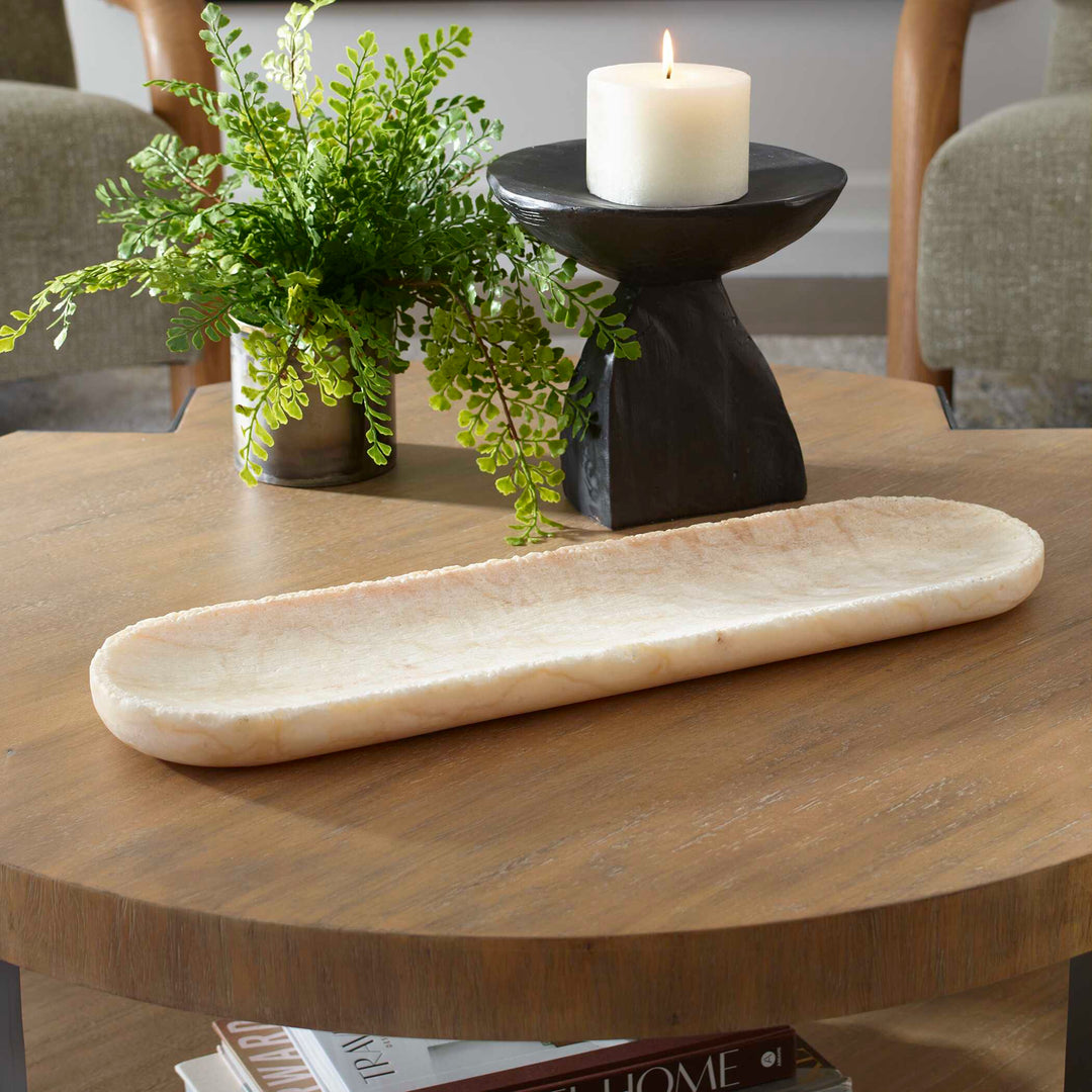 American Home Furniture Uttermost Sculpted Onyx Bowl