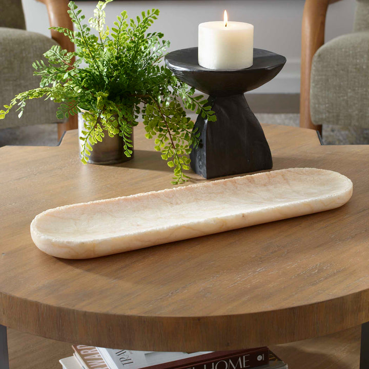 American Home Furniture Uttermost Sculpted Onyx Bowl