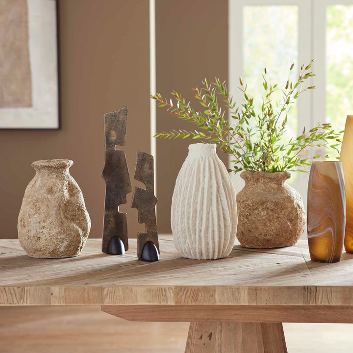 American Home Furniture Uttermost Ancient Echos Vases Set of 2