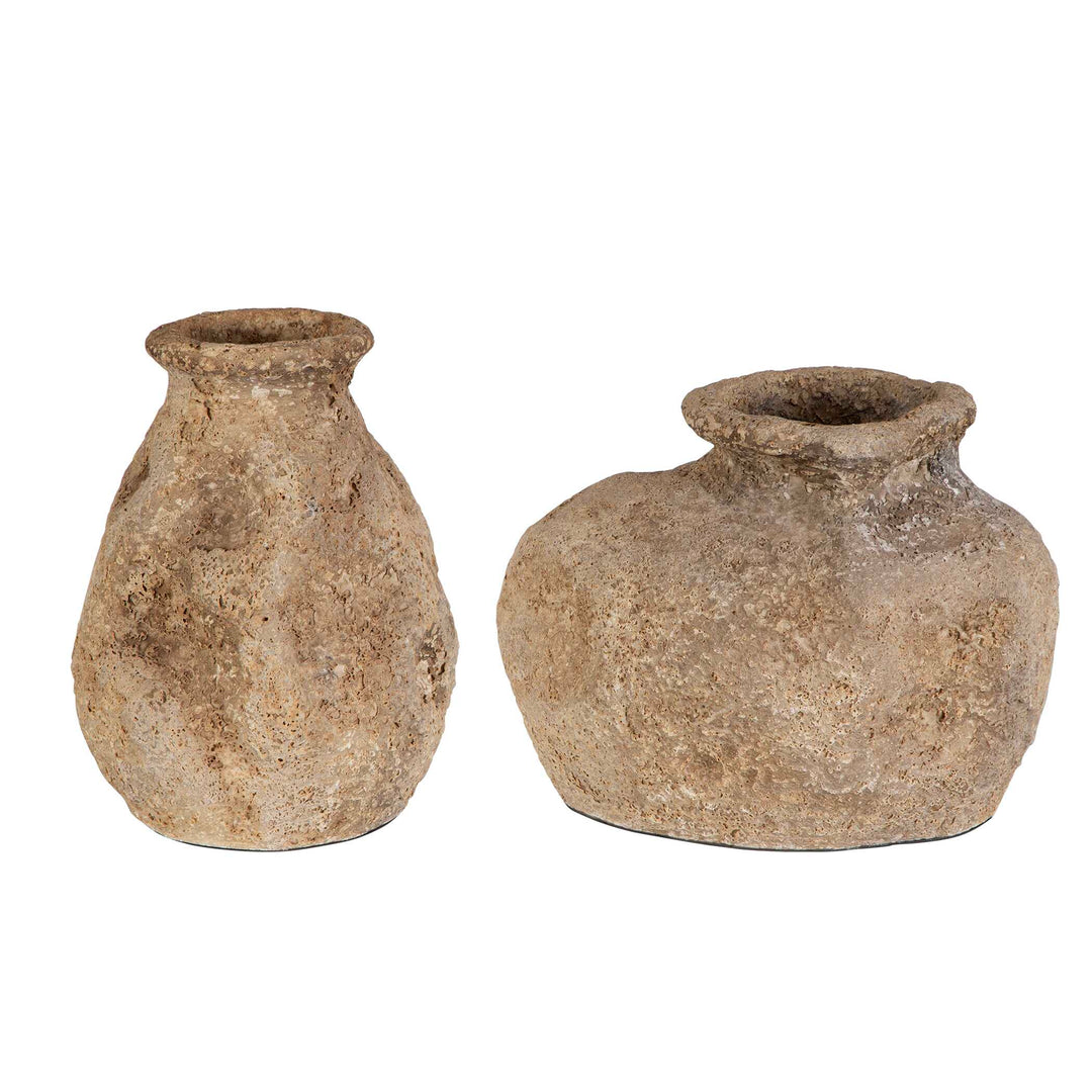 American Home Furniture Uttermost Ancient Echos Vases Set of 2