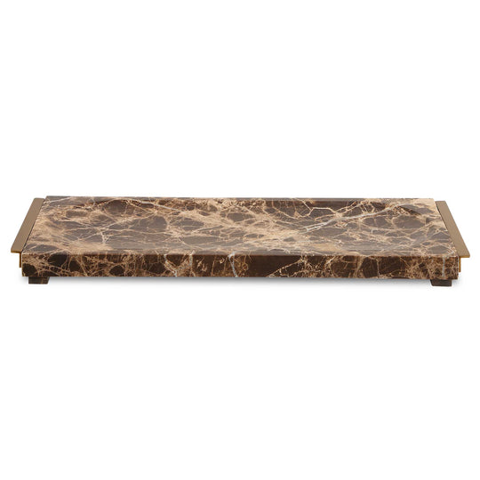 American Home Furniture Uttermost Marble Tray Crest