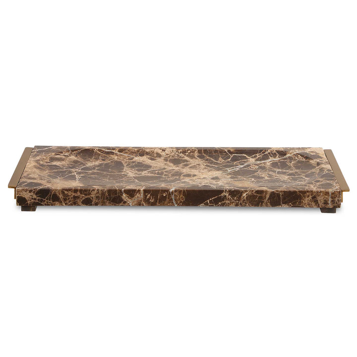 American Home Furniture Uttermost Marble Tray Crest