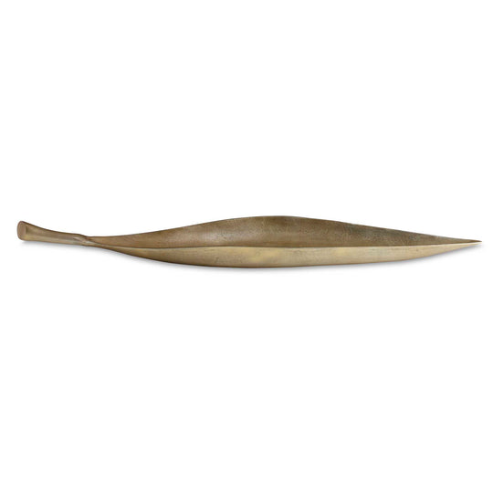 American Home Furniture Uttermost Botanica Aged Brass Bowl