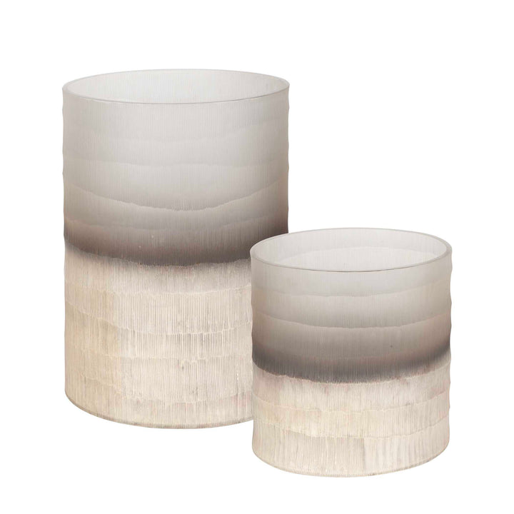 American Home Furniture Uttermost Ombra Modern Vases Set of 2