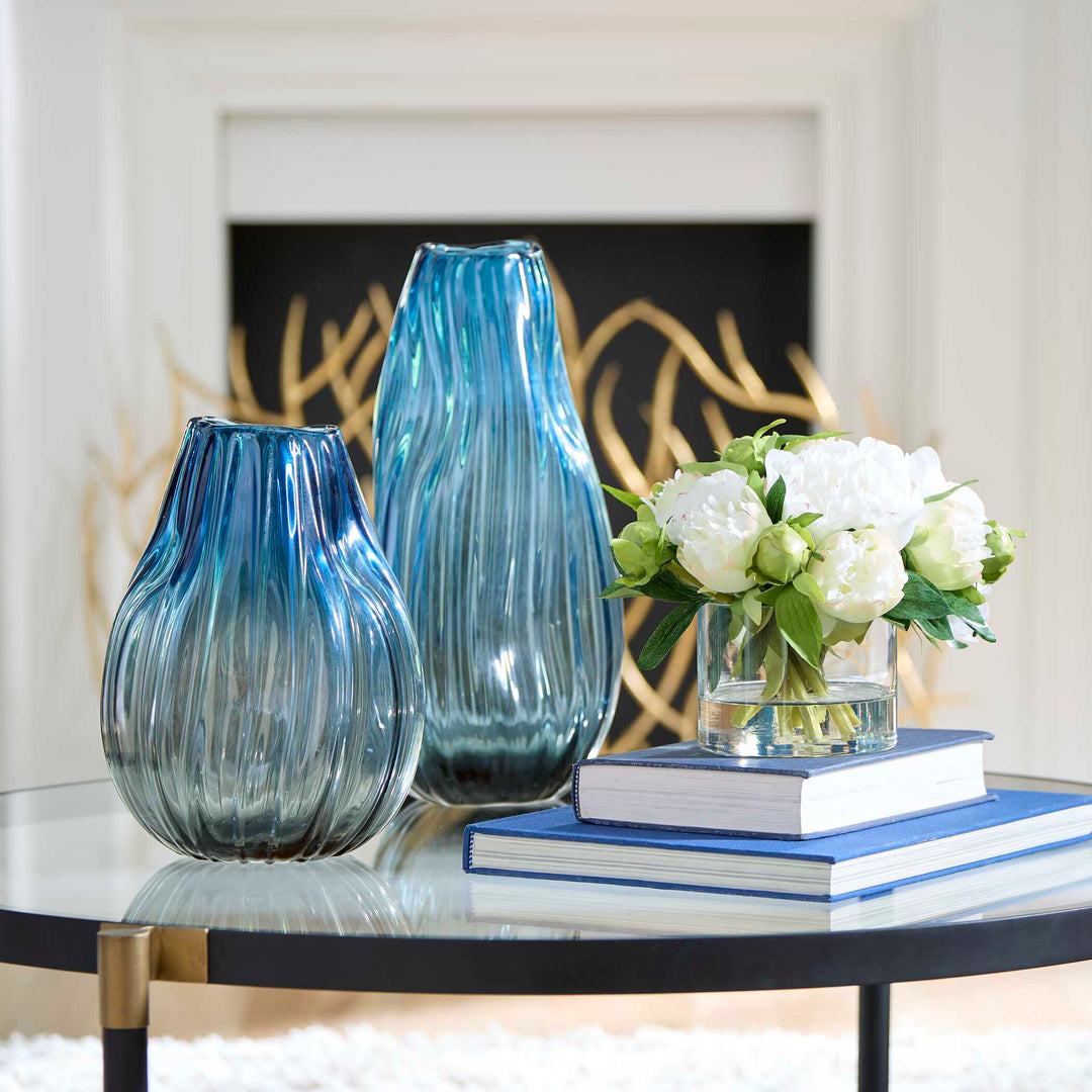American Home Furniture Uttermost Midnight Horizon Vases Set of 2