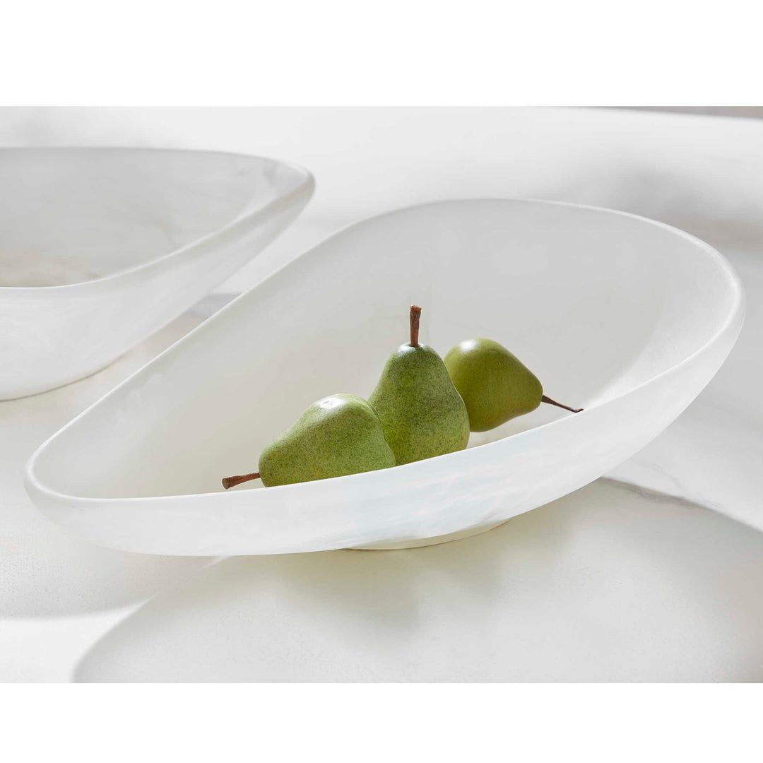 American Home Furniture Uttermost Marchena White Bowl