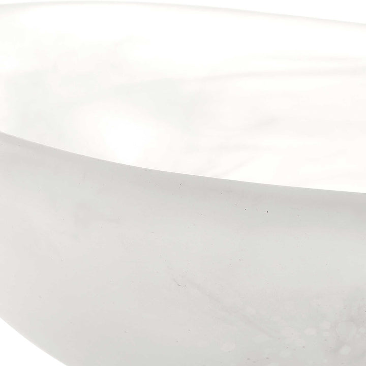 American Home Furniture Uttermost Marchena White Bowl