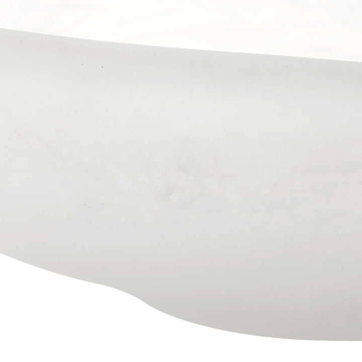 American Home Furniture Uttermost Marchena White Bowl