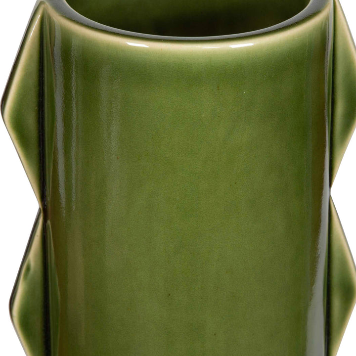 American Home Furniture Uttermost Meander Green Vases Set of 2