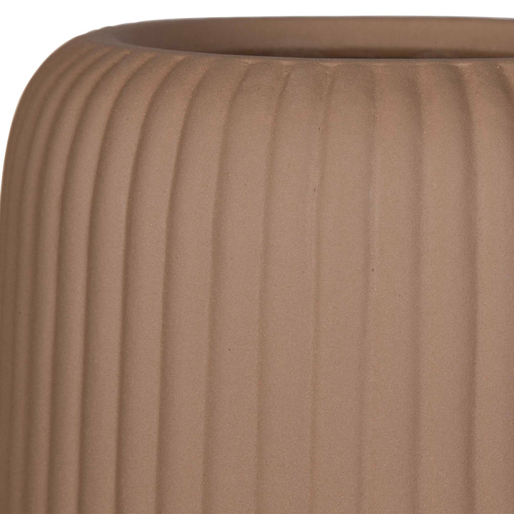 American Home Furniture Uttermost Ridge Light Brown Vases Set of 2