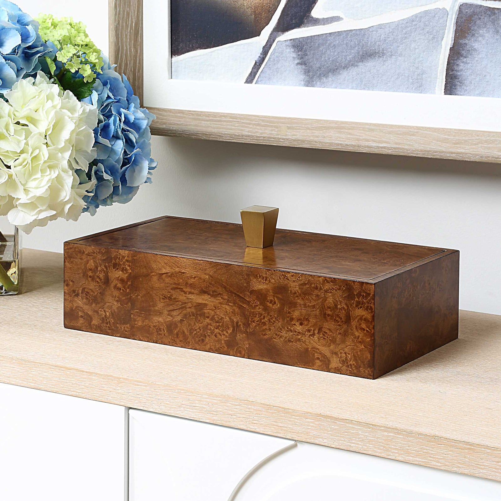 American Home Furniture Uttermost Burl Haven Box