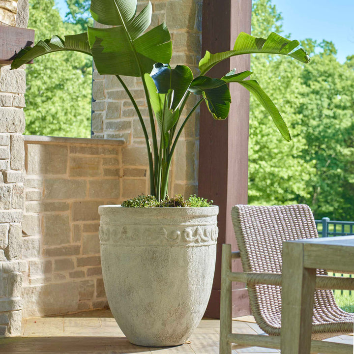 American Home Furniture Uttermost Timeless Terrace Outdoor Planter