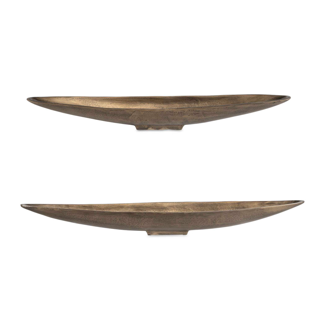 River Run Antique Brass Bowls Set of 2