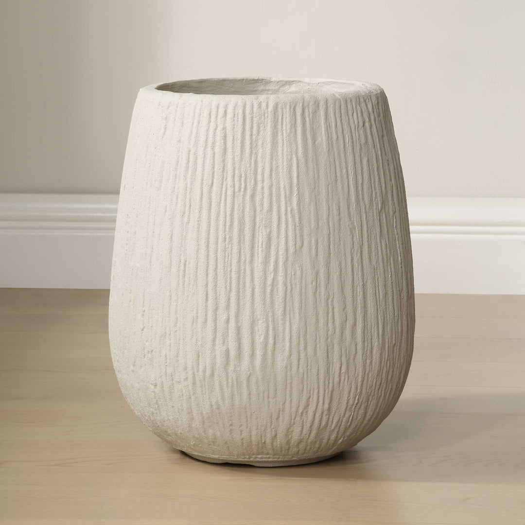 American Home Furniture Uttermost Rustic Ridge OffWhite Outdoor Planter