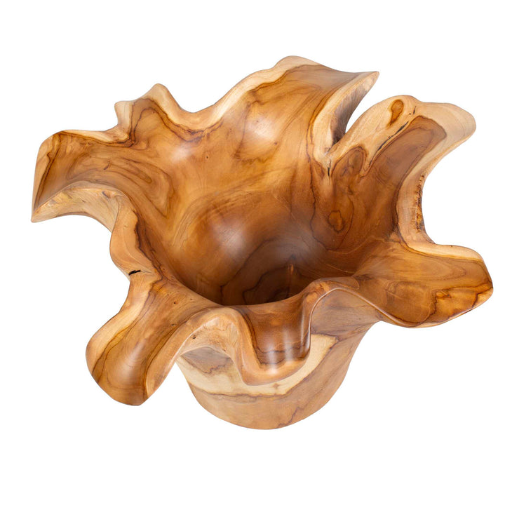 American Home Furniture Uttermost Teak Flow Natural Outdoor Bowl