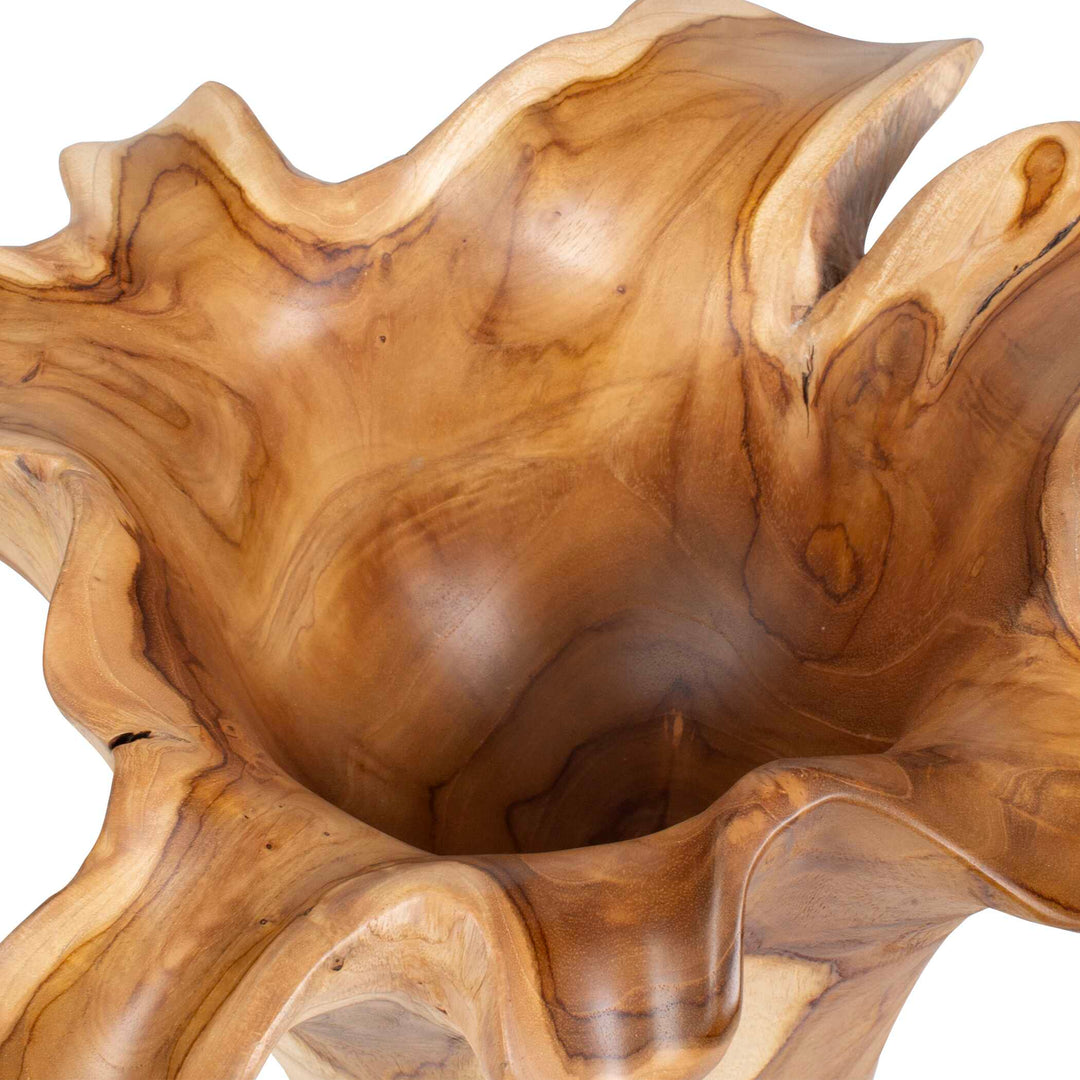 American Home Furniture Uttermost Teak Flow Natural Outdoor Bowl