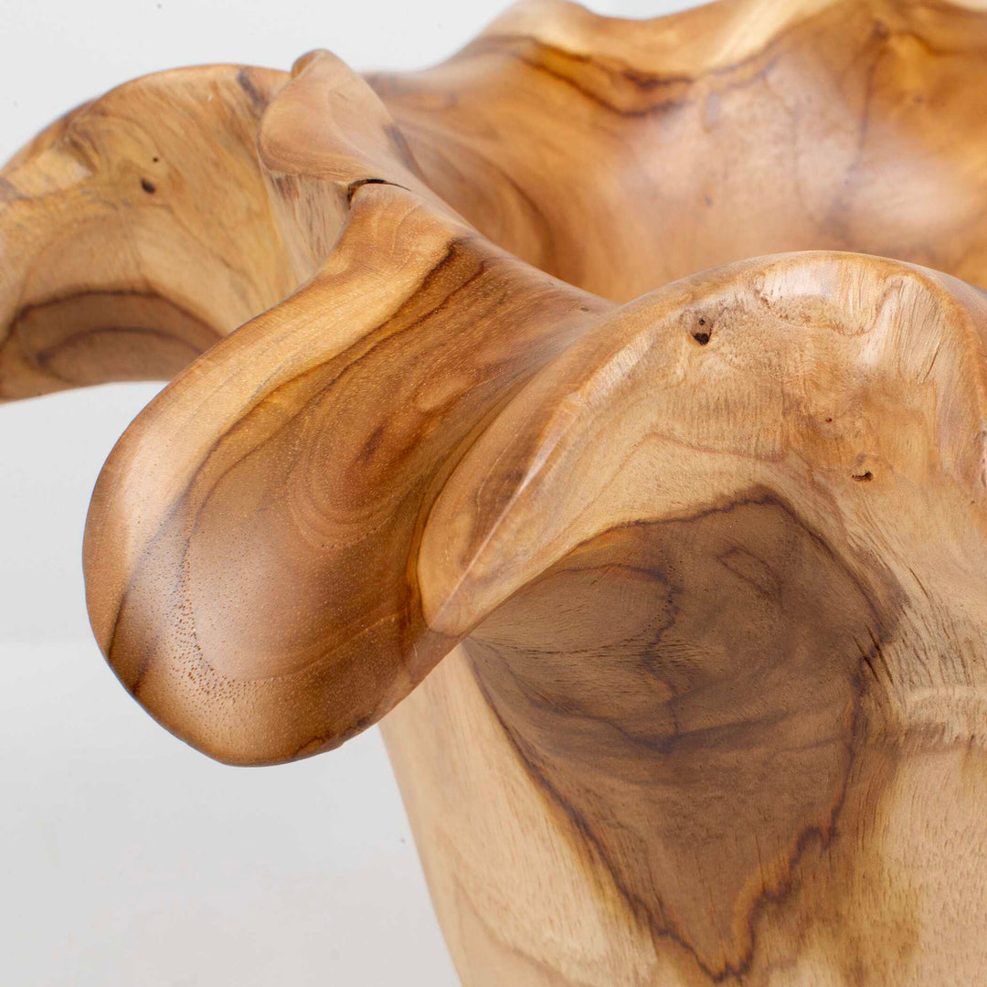 American Home Furniture Uttermost Teak Flow Natural Outdoor Bowl