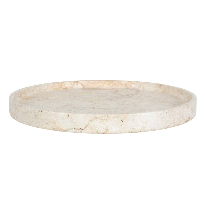 American Home Furniture Uttermost Travessa Outdoor Round Stone Tray