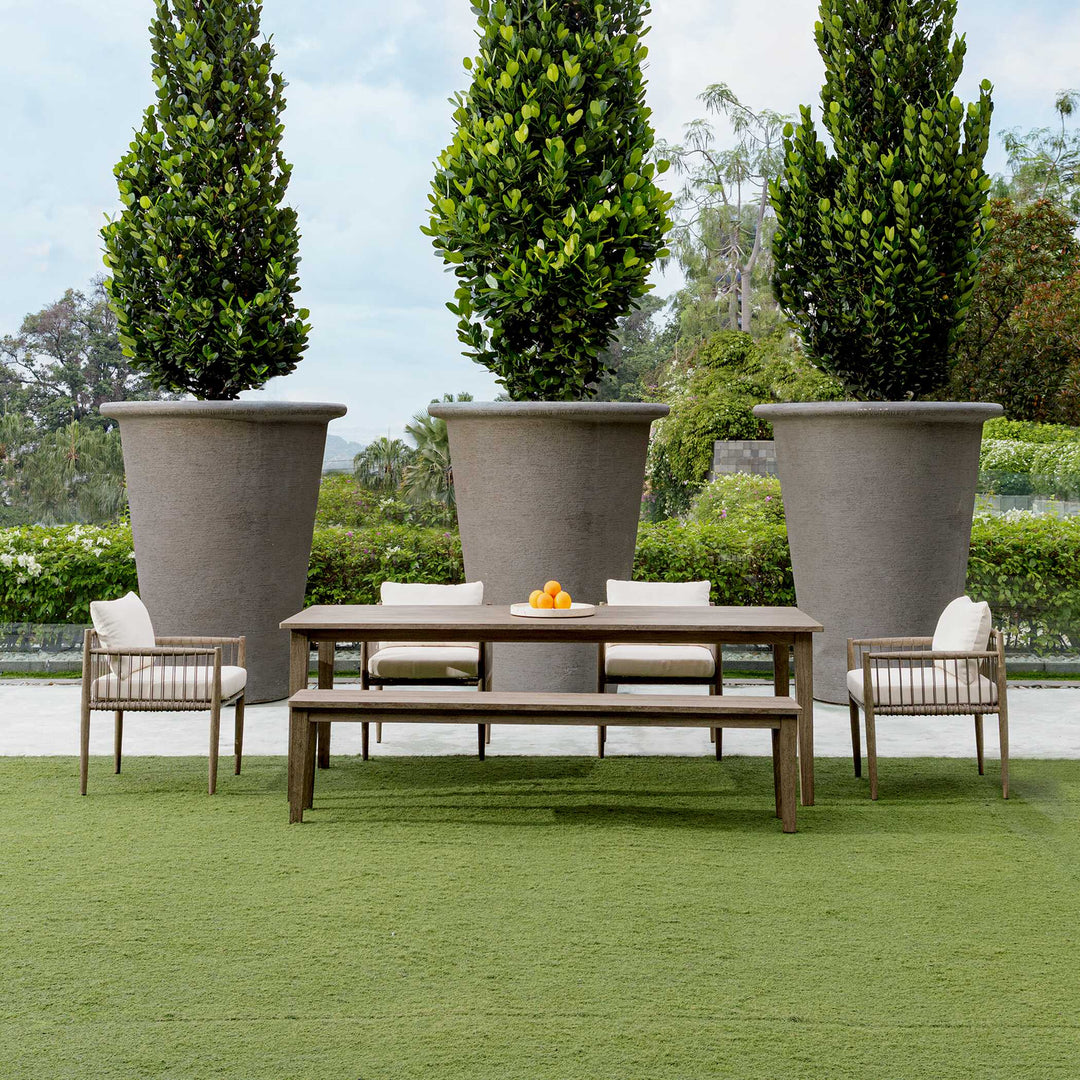 American Home Furniture Uttermost Travessa Outdoor Round Stone Tray
