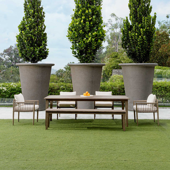 American Home Furniture Uttermost Travessa Outdoor Round Stone Tray