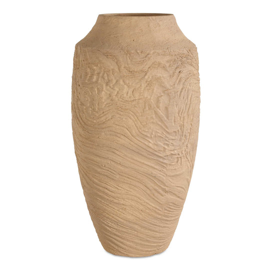 American Home Furniture Uttermost Sandstone Flow Large Terracotta Vase