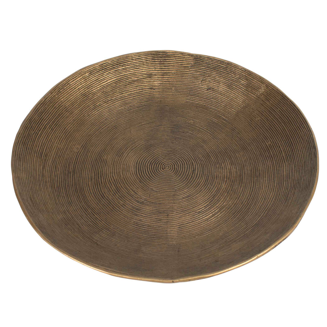 American Home Furniture Uttermost Stratum Round Brass Bowls Set of 2